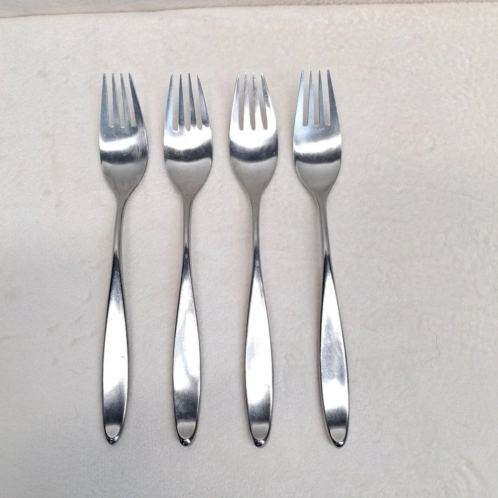 Towle Lauffer Design 2 Set of 4 Forks Stainless Steel Norway Germany